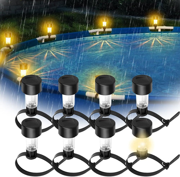 LUCY ™ Lampes solaires pour clôture de piscine (5 pièces)